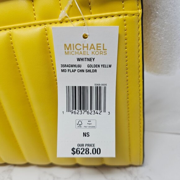 NWT Michael Kors Whitney Large Quilted Leather Convertible Shoulder Bag - Picture 5 of 9